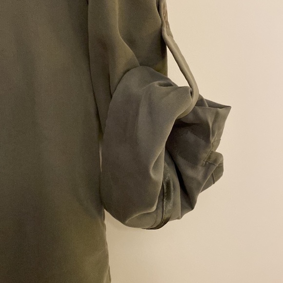 Chico’s Olive Green Utility Blazer - Picture 4 of 8